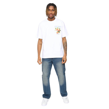 White - Side - Kings Will Dream Mens Citrus Oversized T-Shirt