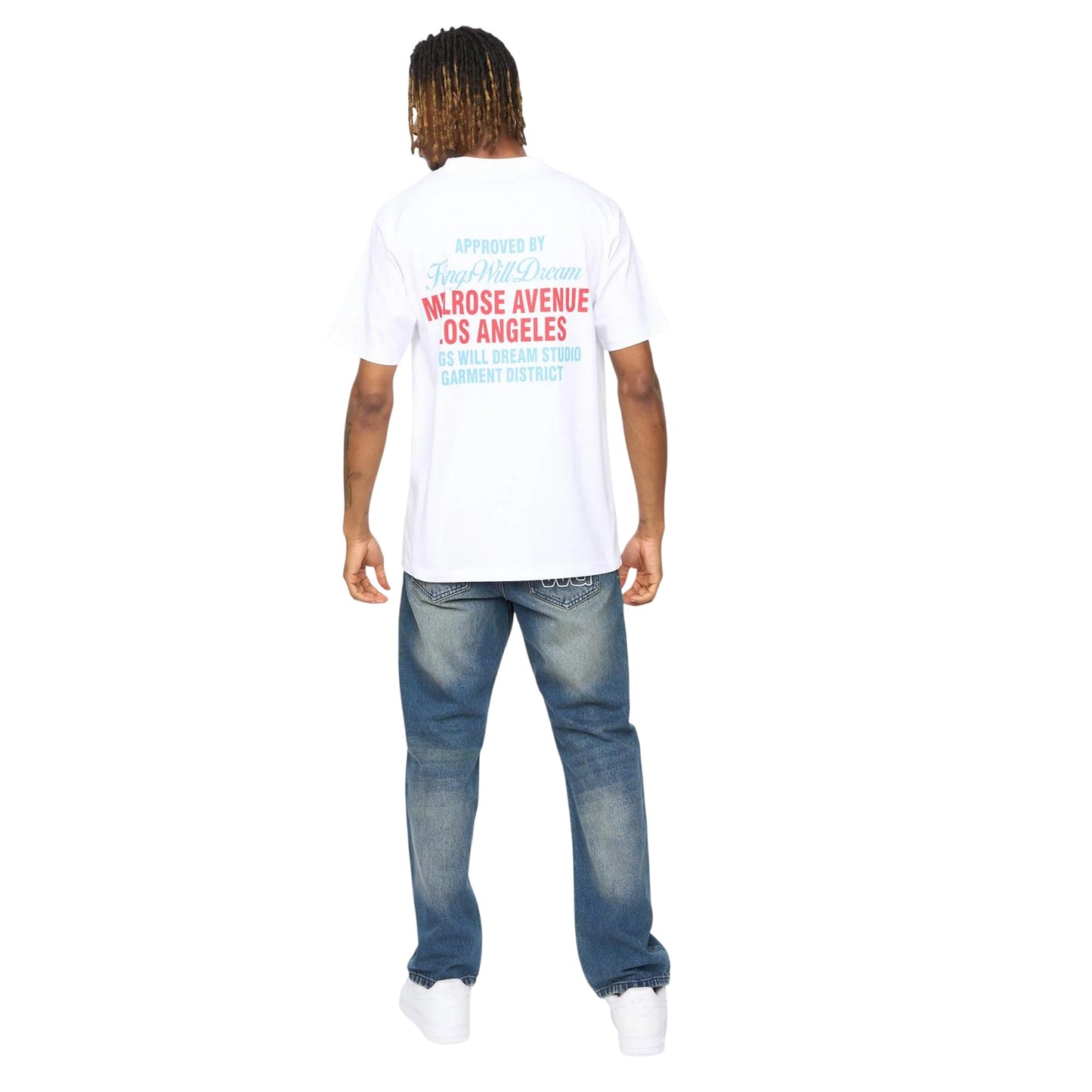 White - Back - Kings Will Dream Mens Melrose T-Shirt