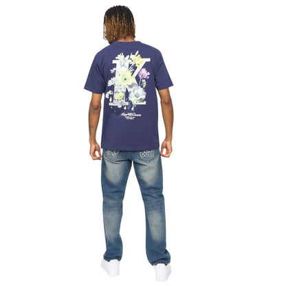 Navy - Back - Kings Will Dream Mens Garden Relaxed Fit T-Shirt