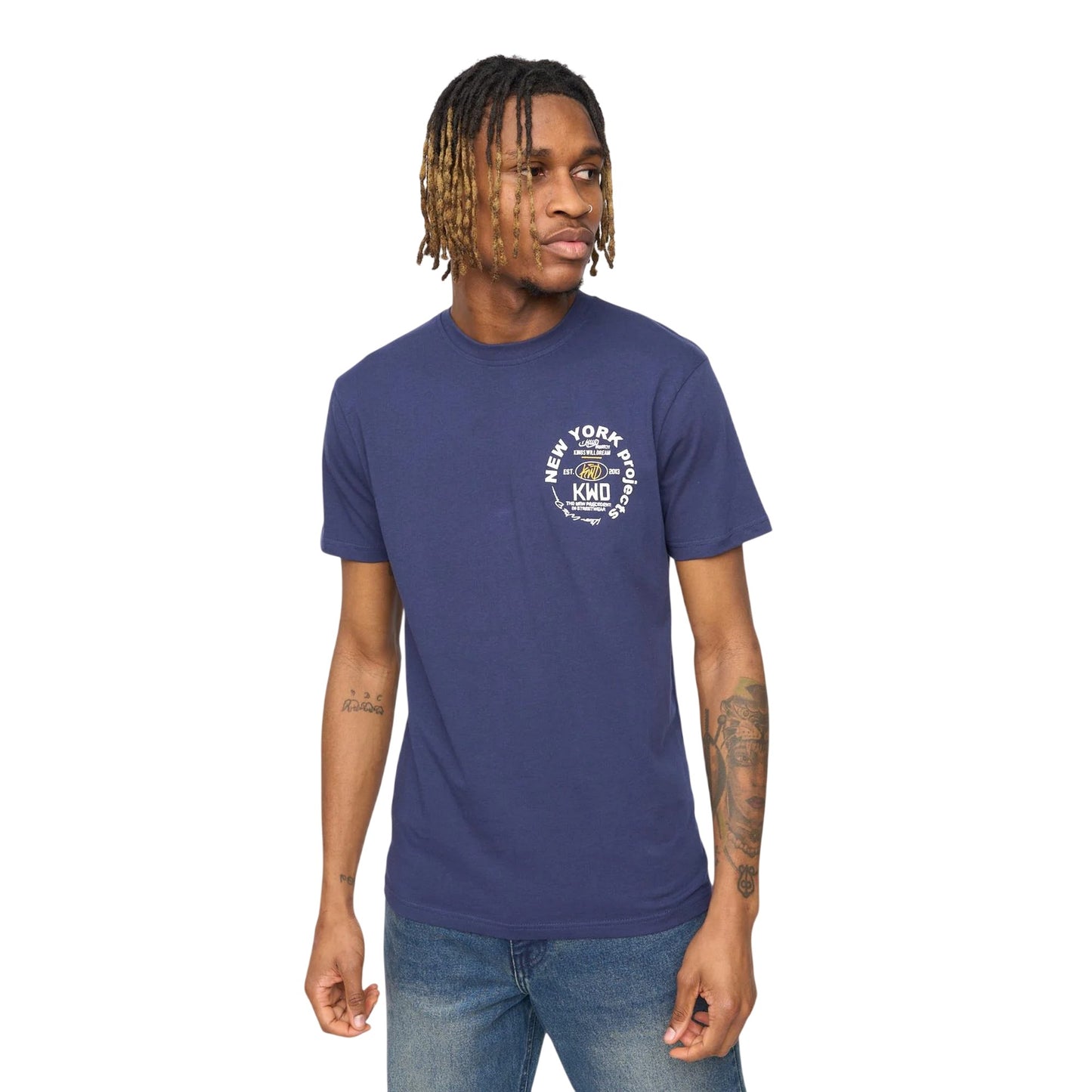 Navy - Front - Kings Will Dream Mens Mobalot T-Shirt