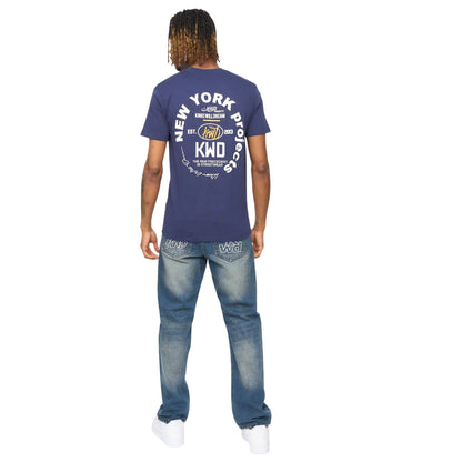Navy - Back - Kings Will Dream Mens Mobalot T-Shirt