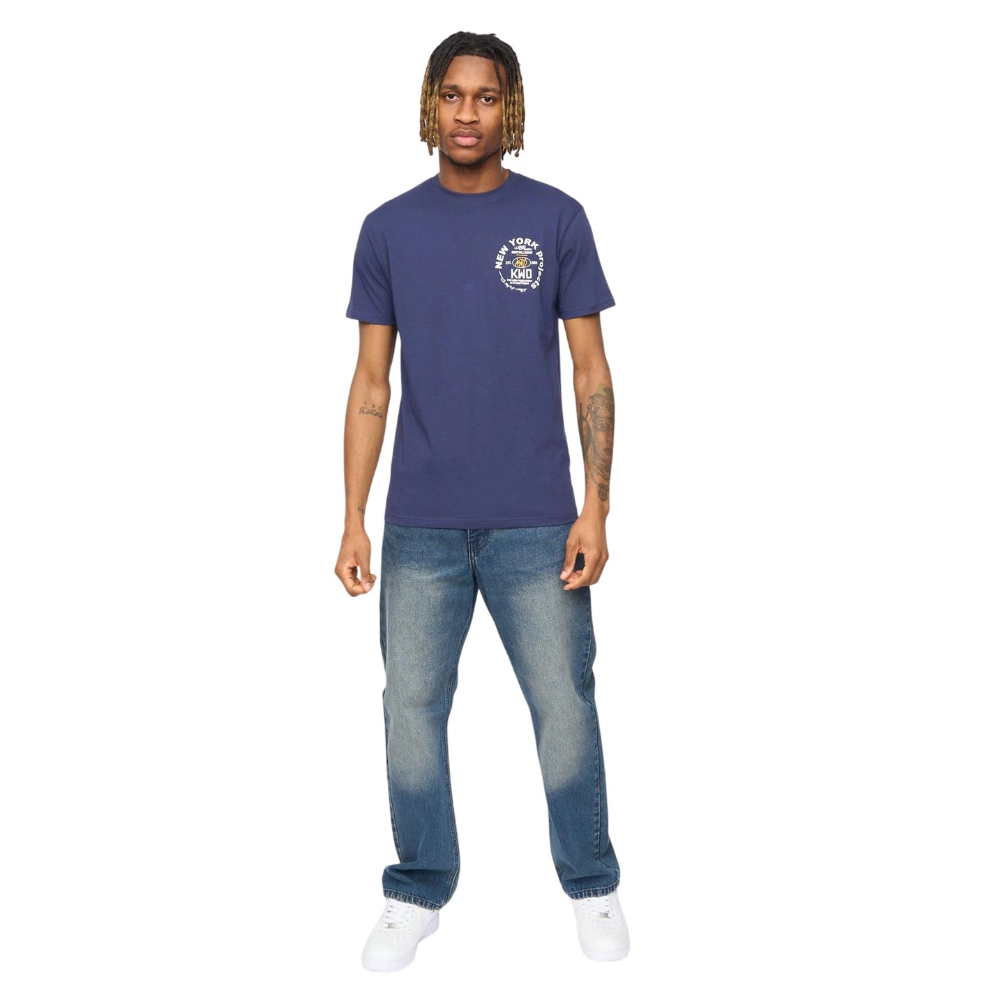 Navy - Side - Kings Will Dream Mens Mobalot T-Shirt
