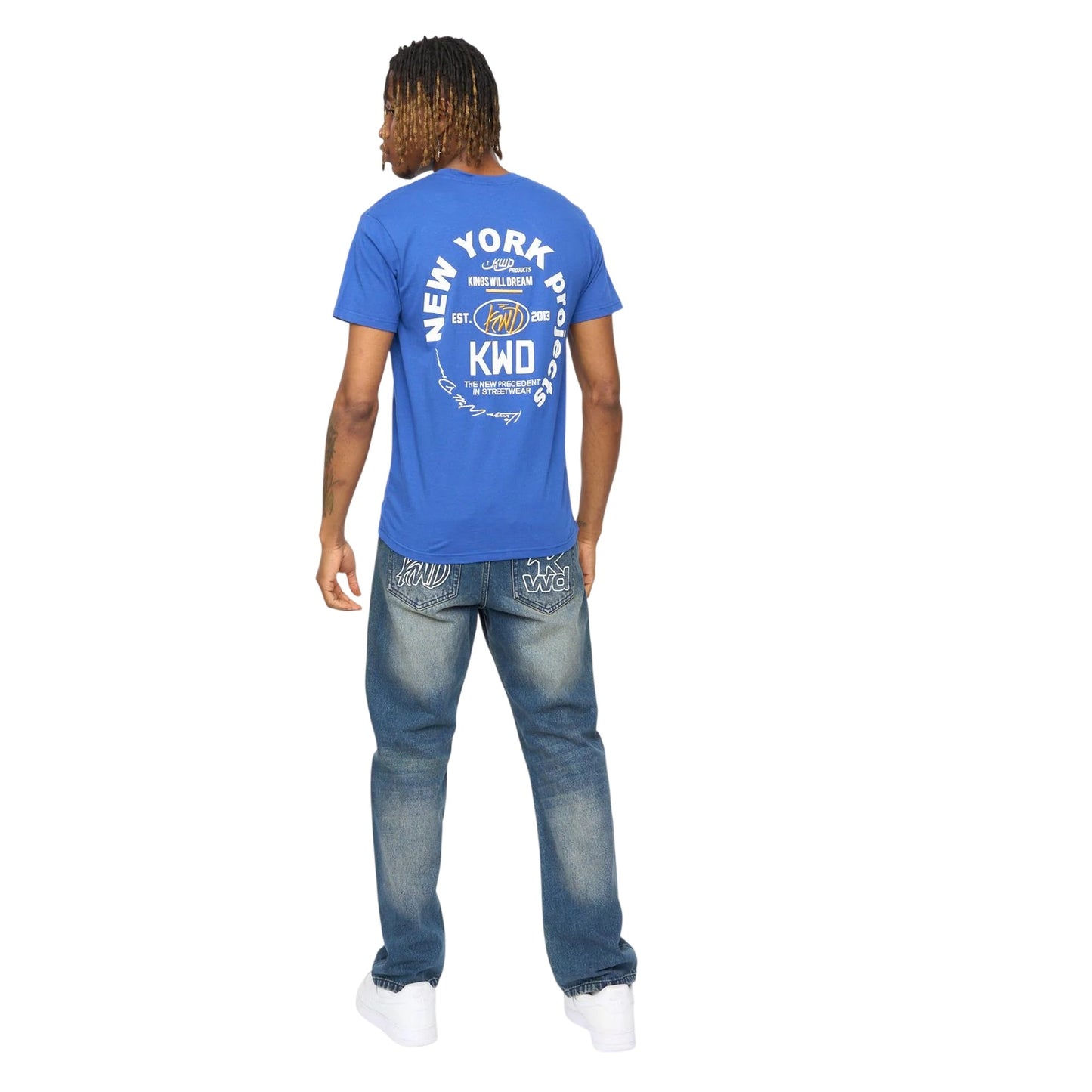 Blue - Back - Kings Will Dream Mens Mobalot T-Shirt