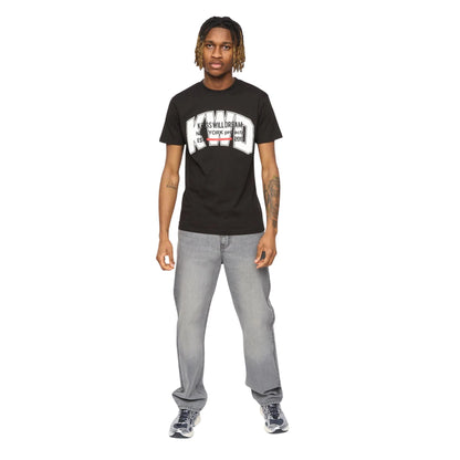 Black - Side - Kings Will Dream Mens Typeover T-Shirt