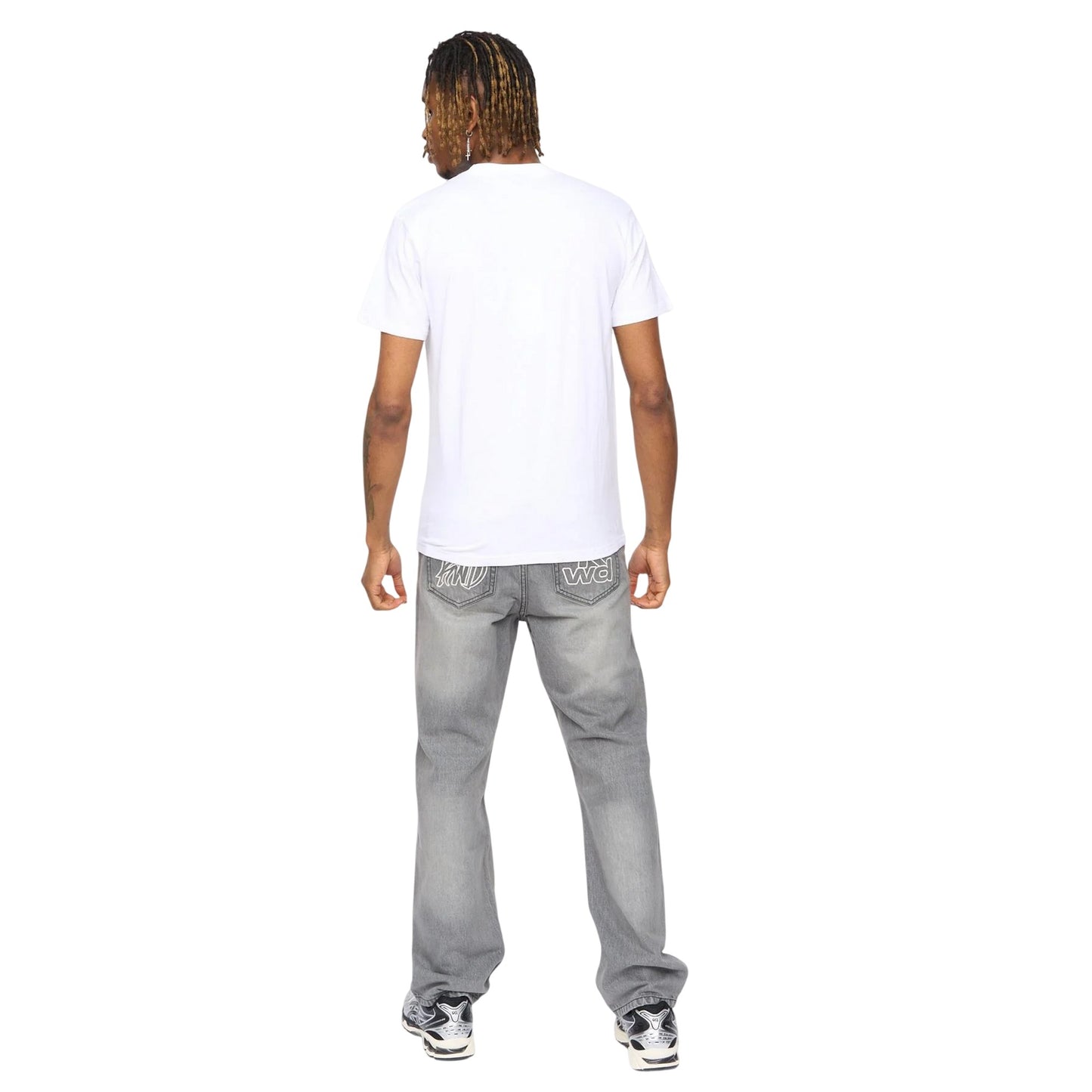 White - Back - Kings Will Dream Mens Typeover T-Shirt