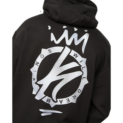 Black - Side - Kings Will Dream Mens Kayspray Hoodie