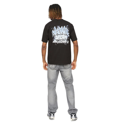 Black - Back - Kings Will Dream Mens Wildstyle Graffiti T-Shirt