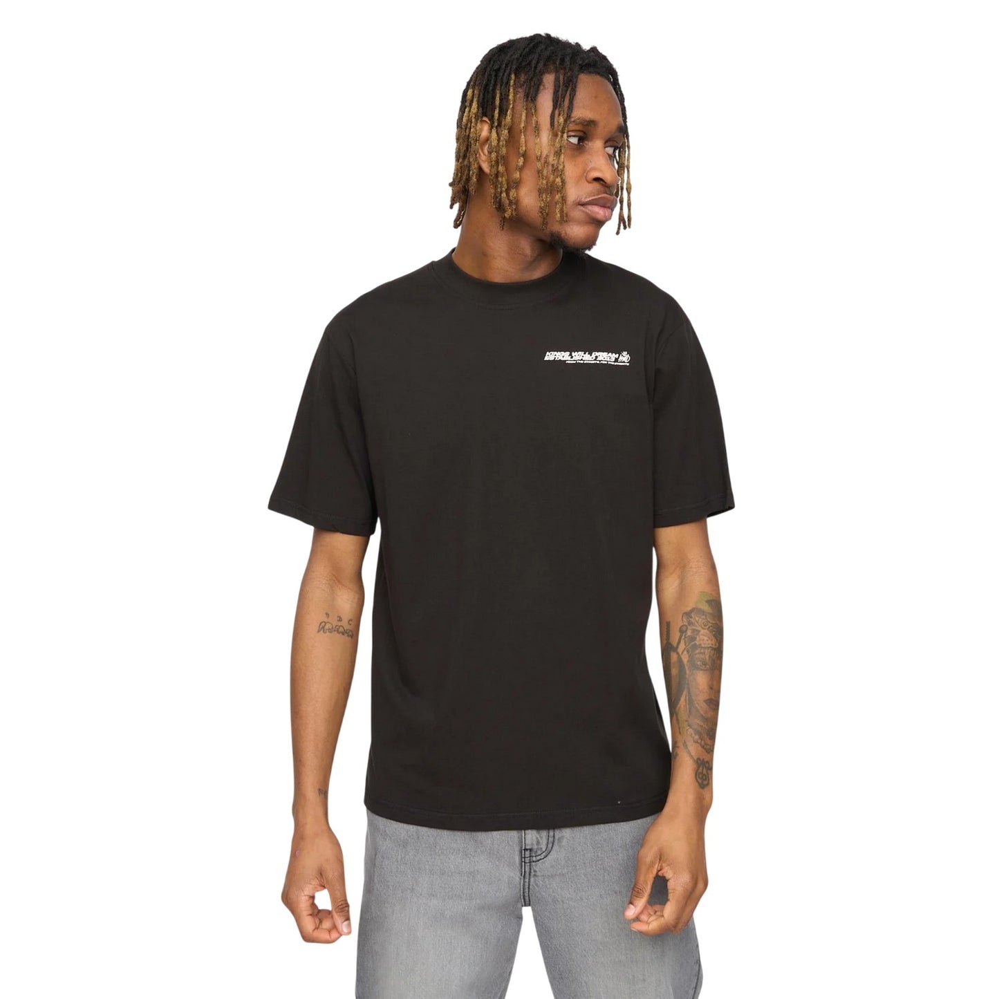 Black - Front - Kings Will Dream Mens Wildstyle Graffiti T-Shirt