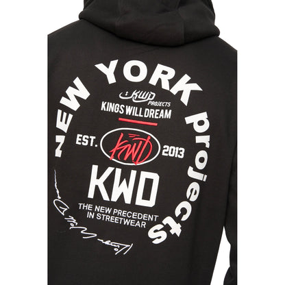 Black - Side - Kings Will Dream Mens Mobalot Hoodie