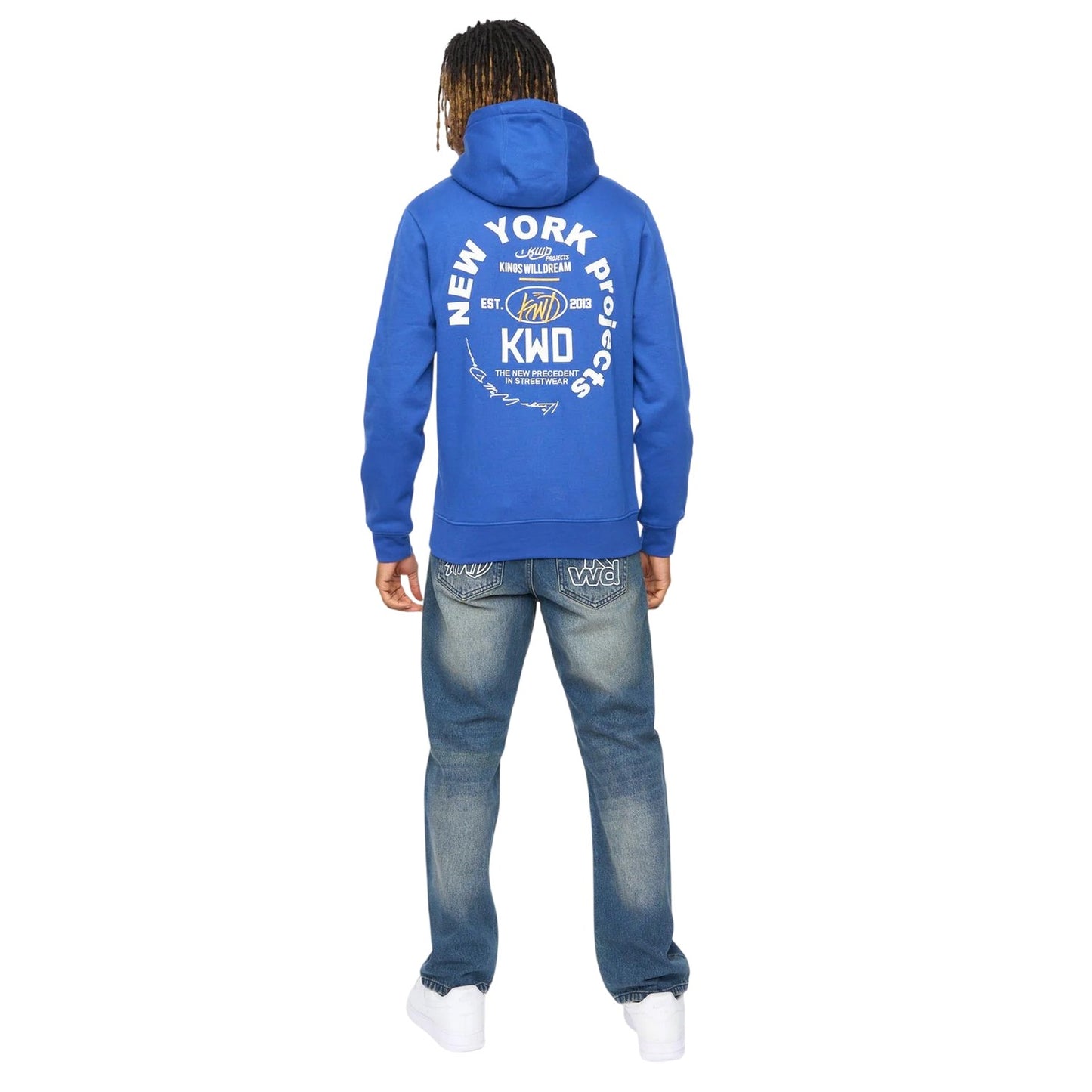 Blue - Side - Kings Will Dream Mens Mobalot Hoodie