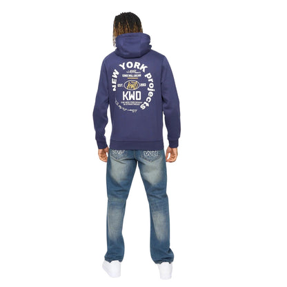 Navy - Back - Kings Will Dream Mens Mobalot Hoodie