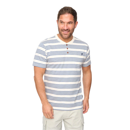 Off White Slub - Front - Bewley & Ritch Mens Brigman Slub T-Shirt