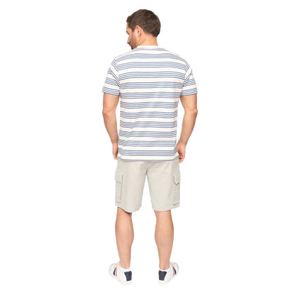 Off White Slub - Back - Bewley & Ritch Mens Brigman Slub T-Shirt