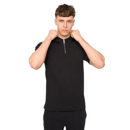 Black - Lifestyle - Duck and Cover Mens Sherborn Cotton Polo Shirt
