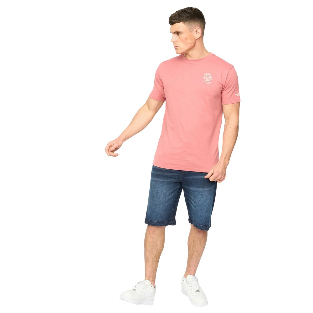 Pink - Lifestyle - Crosshatch Mens Chittingtons T-Shirt