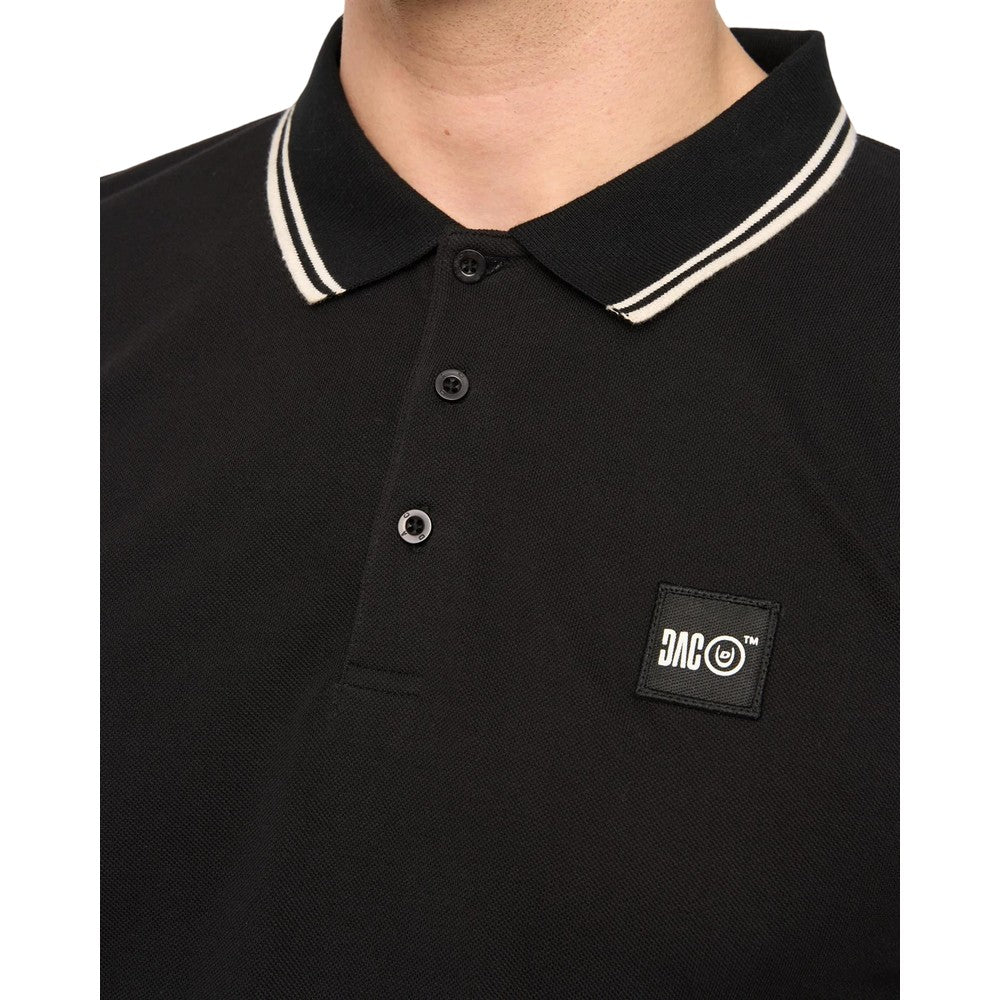 Black - Side - Duck and Cover Mens Wrentham Polo Shirt