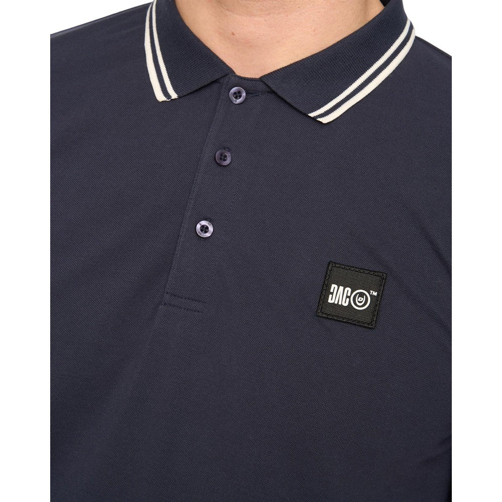 Light Blue Washed - Side - Duck and Cover Mens Wrentham Polo Shirt