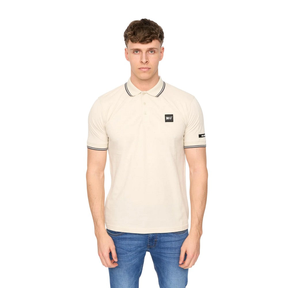 Light Stone - Front - Duck and Cover Mens Wrentham Polo Shirt