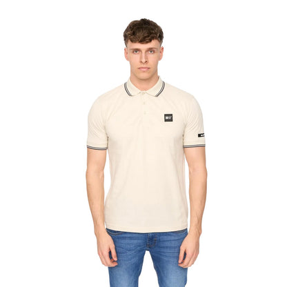 Light Stone - Front - Duck and Cover Mens Wrentham Polo Shirt