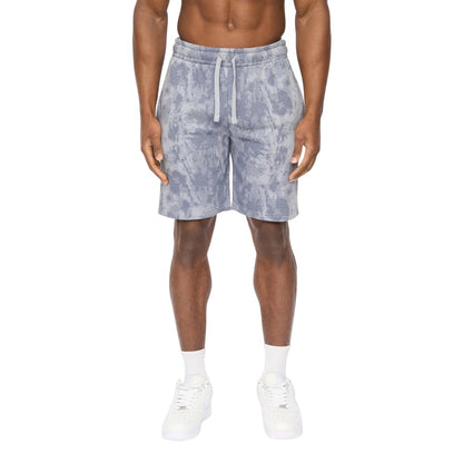 Steel Blue Camo - Lifestyle - Crosshatch Mens Bardon Camo Sweat Shorts