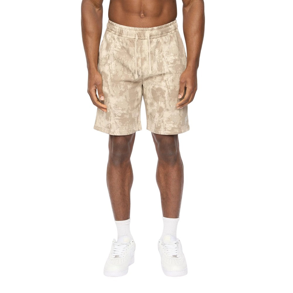 Light Stone Camo - Lifestyle - Crosshatch Mens Bardon Camo Sweat Shorts