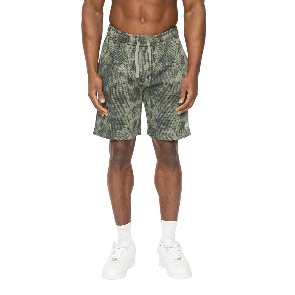 Olive Camo - Lifestyle - Crosshatch Mens Bardon Camo Sweat Shorts