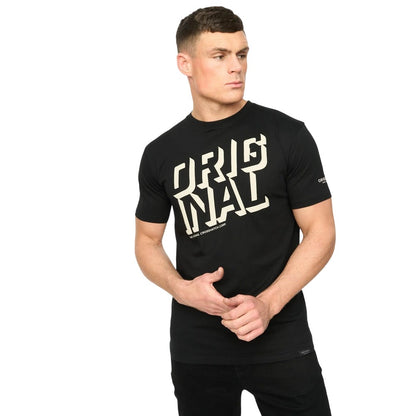 Black - Lifestyle - Crosshatch Mens Protrax Cotton T-Shirt