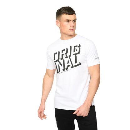 White - Front - Crosshatch Mens Protrax Cotton T-Shirt