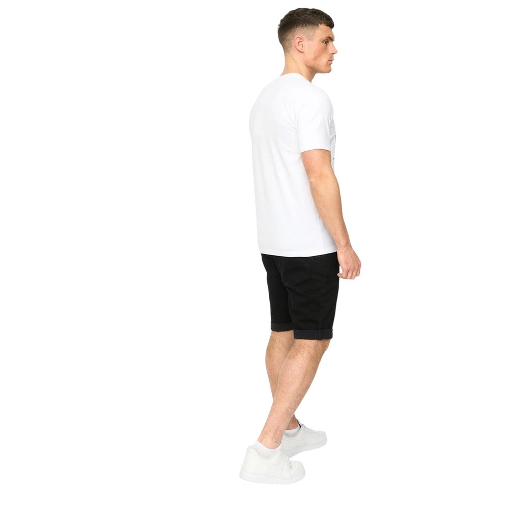 White - Back - Crosshatch Mens Protrax Cotton T-Shirt
