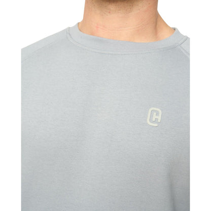 Steel Blue - Side - Crosshatch Mens Cresswill Sweatshirt
