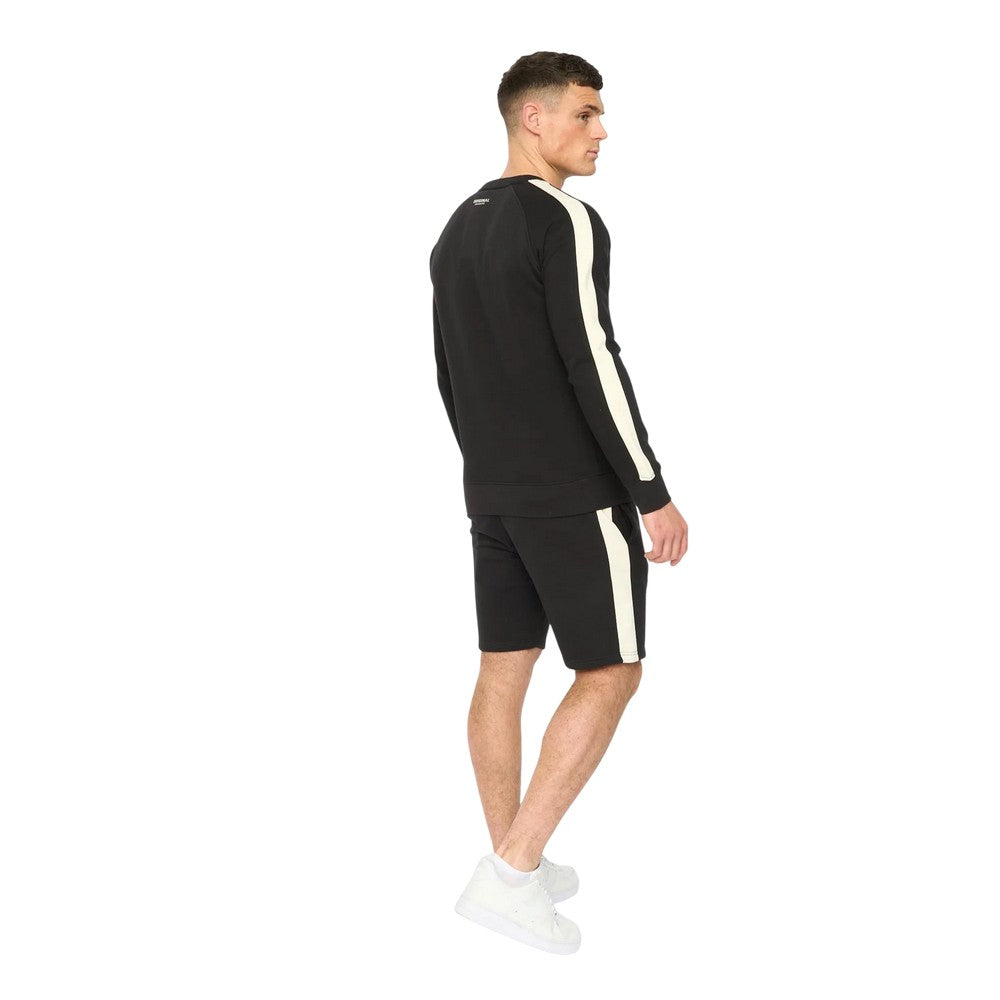 Black - Back - Crosshatch Mens Cresswill Sweatshirt