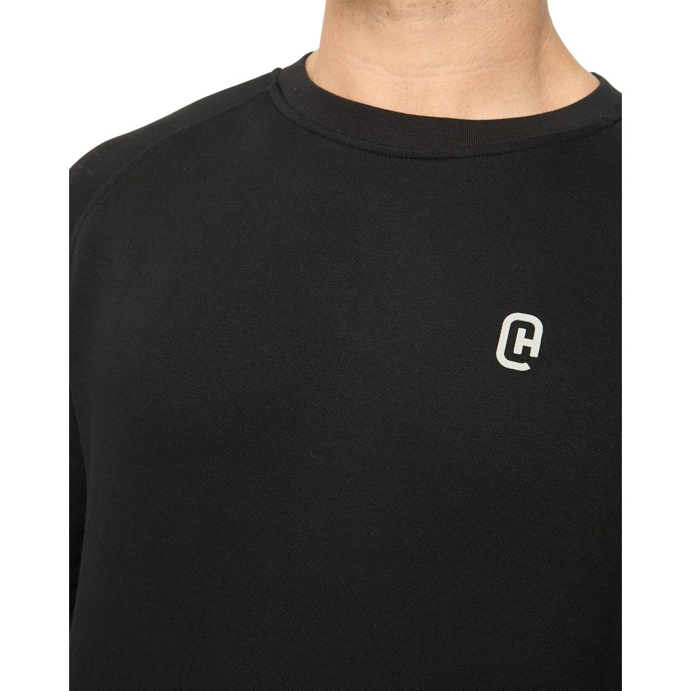 Black - Side - Crosshatch Mens Cresswill Sweatshirt