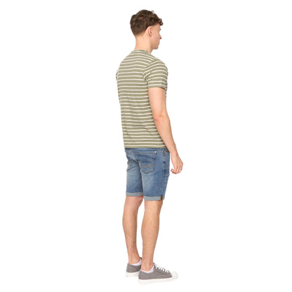 Olive - Back - Duck and Cover Mens Danversity T-Shirt