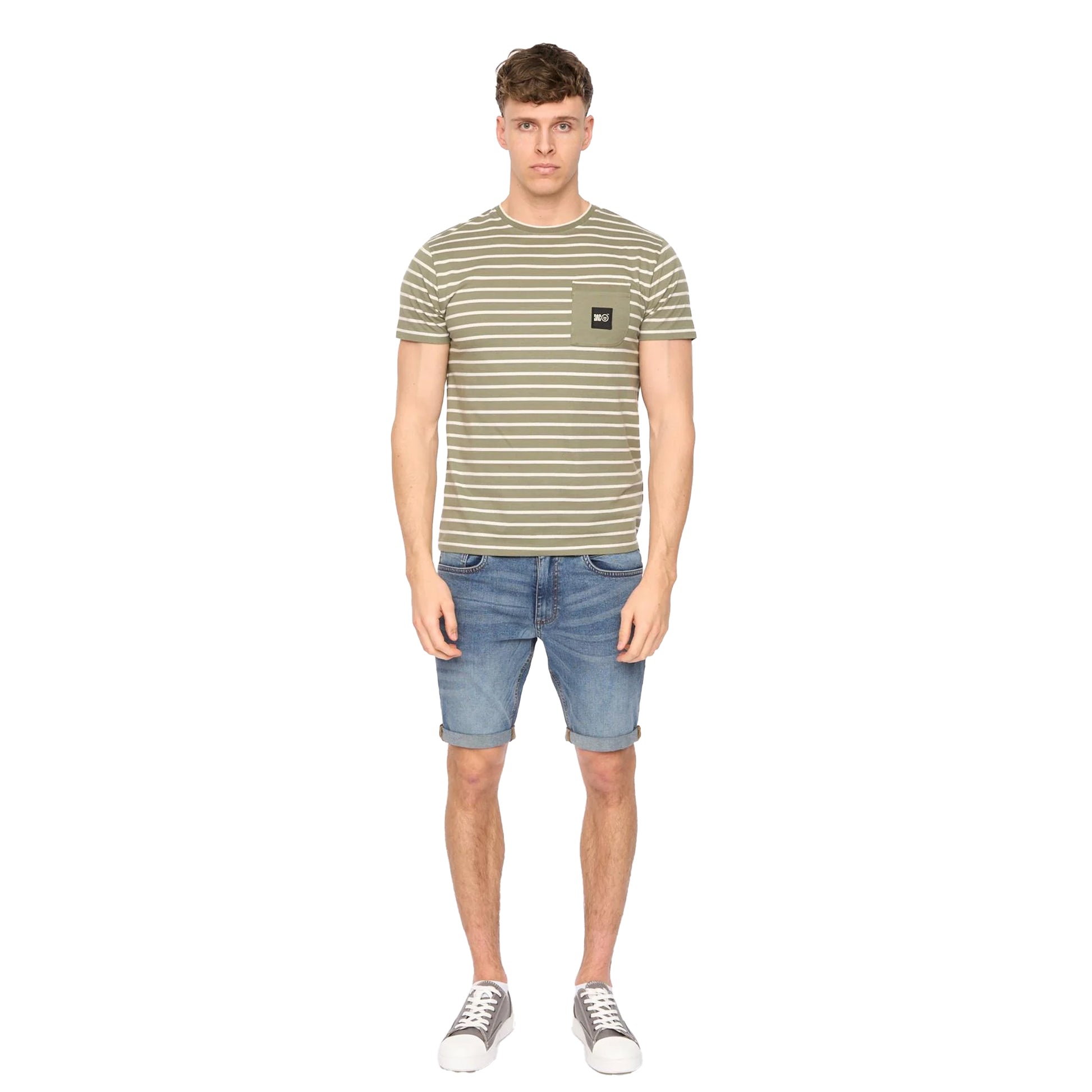 Olive - Lifestyle - Duck and Cover Mens Danversity T-Shirt