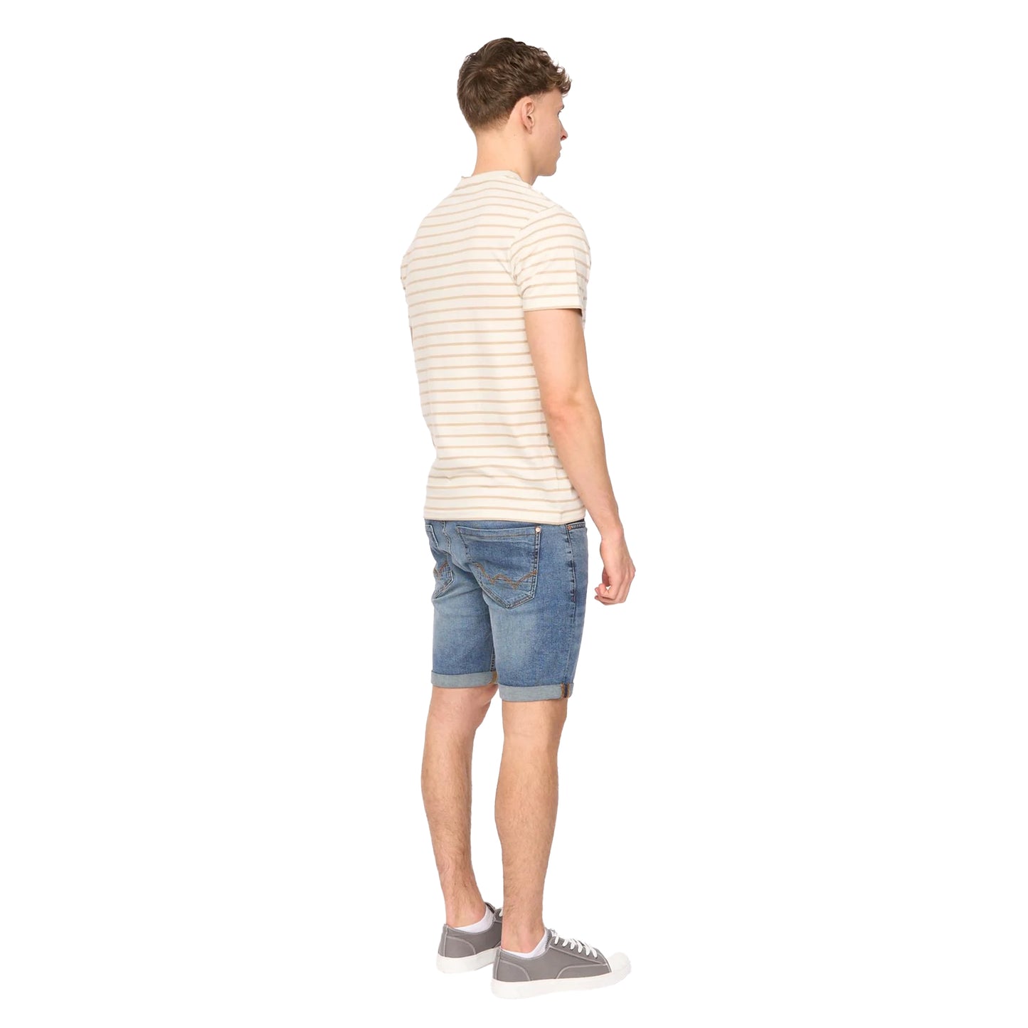 Stone - Back - Duck and Cover Mens Danversity T-Shirt
