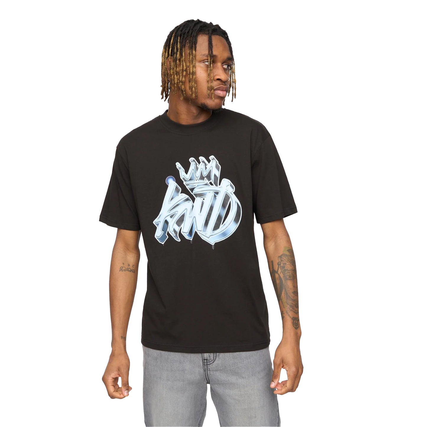 Black - Lifestyle - Kings Will Dream Mens Dimenshed Loose Fit T-Shirt
