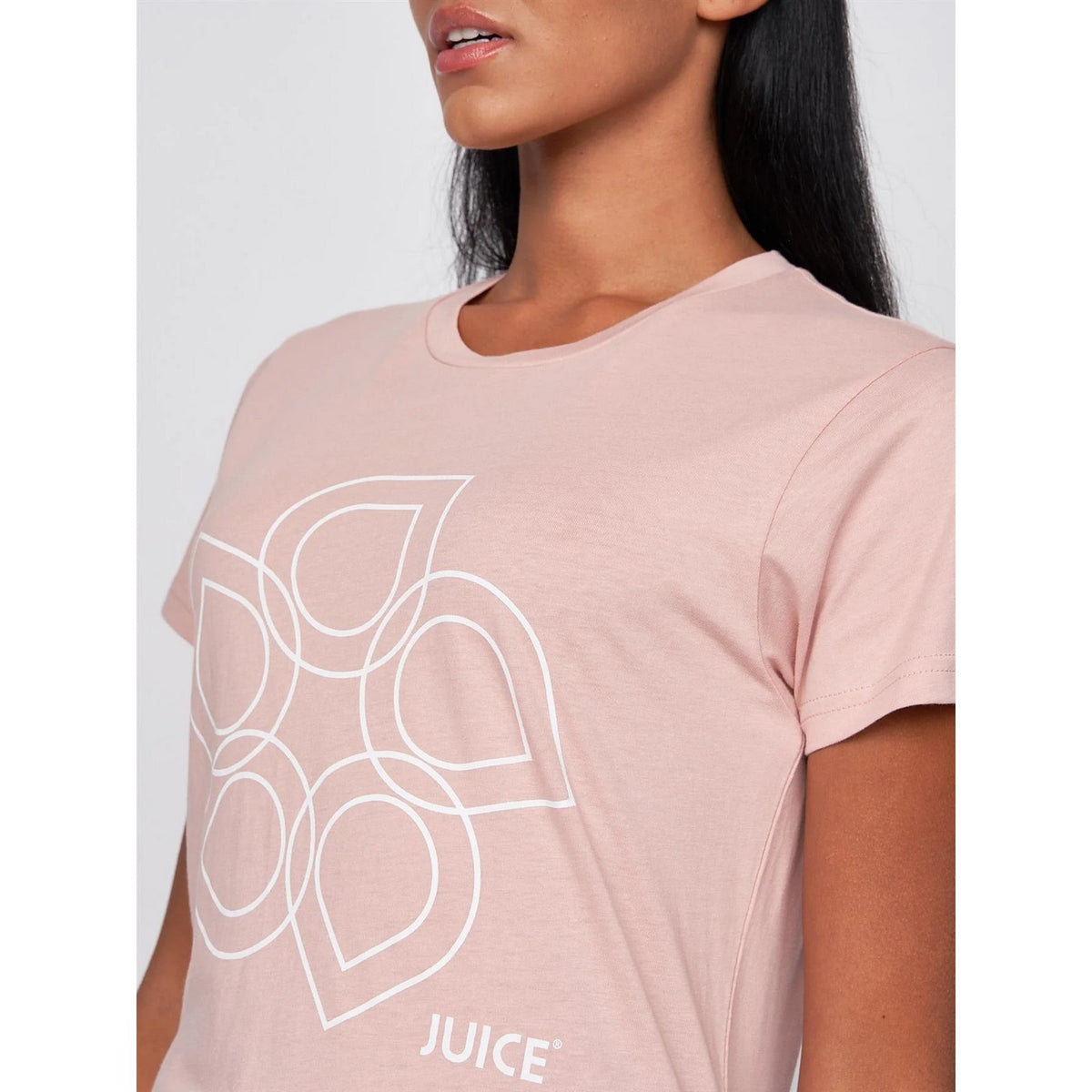 White-Sage-Pink - Lifestyle - Juice Womens-Ladies Laymere Soft T-Shirt (Pack of 3)