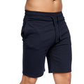 Navy - Side - Crosshatch Mens Bengston Shorts