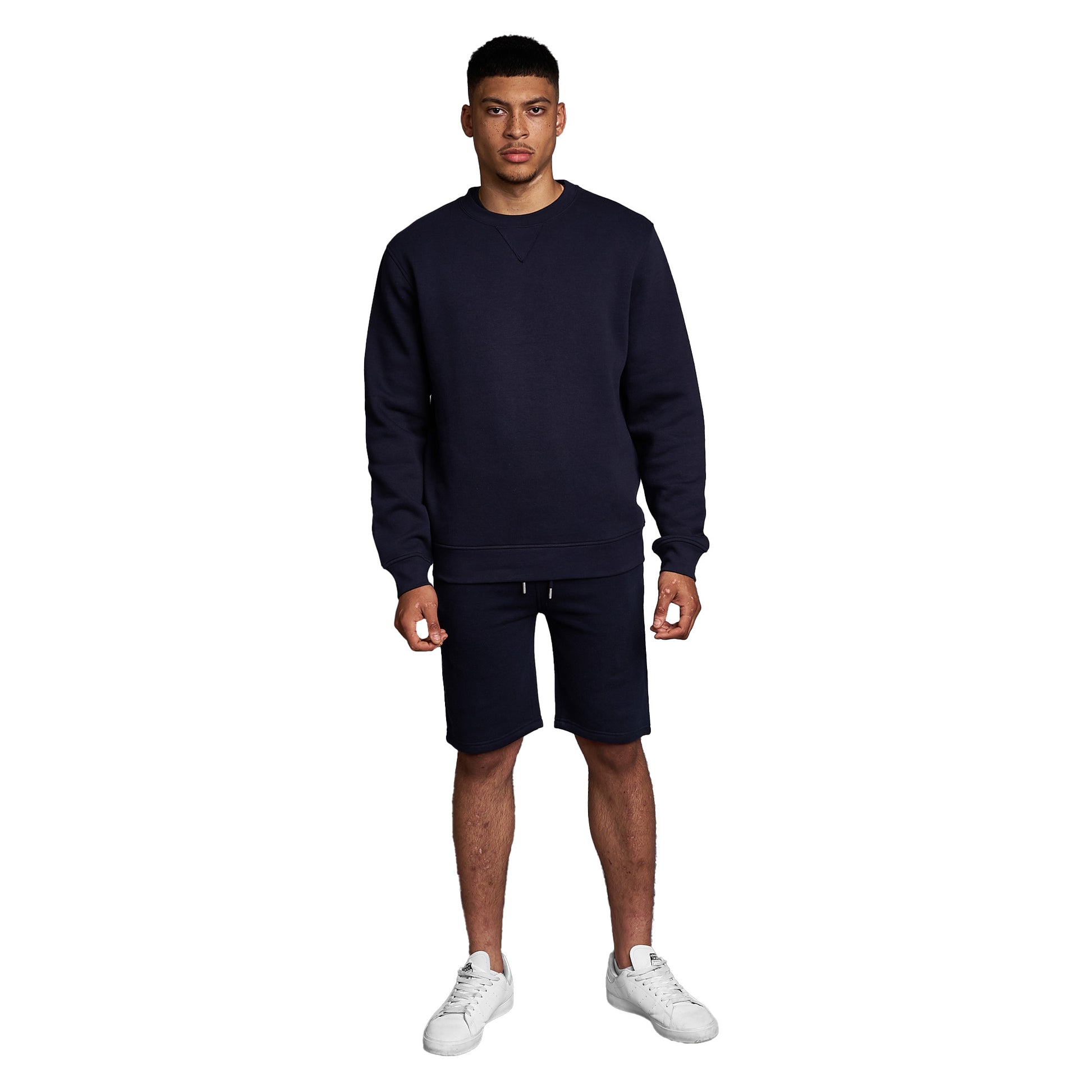 Navy - Pack Shot - Juice Mens Cranwood Sweatshirt