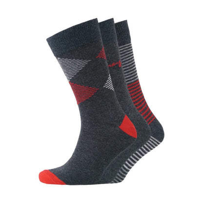 Black - Front - Money Mens Signature Socks (Pack of 3)