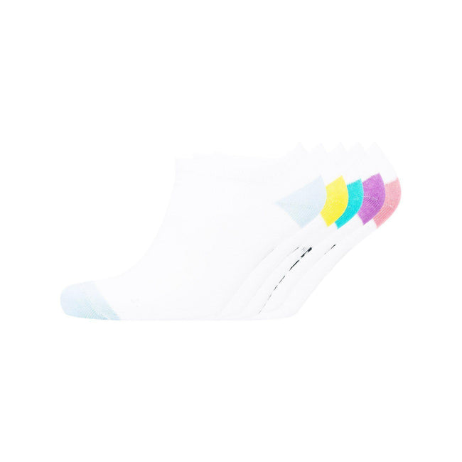 Dunlop Womens/Ladies Coralis Trainer Socks (Pack of 5)