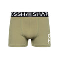 Green - Lifestyle - Crosshatch Mens Gridline Boxer Shorts (Pack of 3)