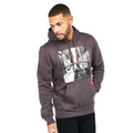 Dark Charcoal - Side - Duck and Cover Mens Hatfield Hoodie