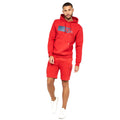 Red - Pack Shot - Duck and Cover Mens Bidwell Hoodie