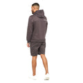 Dark Charcoal-Black - Back - Duck and Cover Mens Bidwell Hoodie
