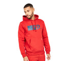 Red - Side - Duck and Cover Mens Bidwell Hoodie