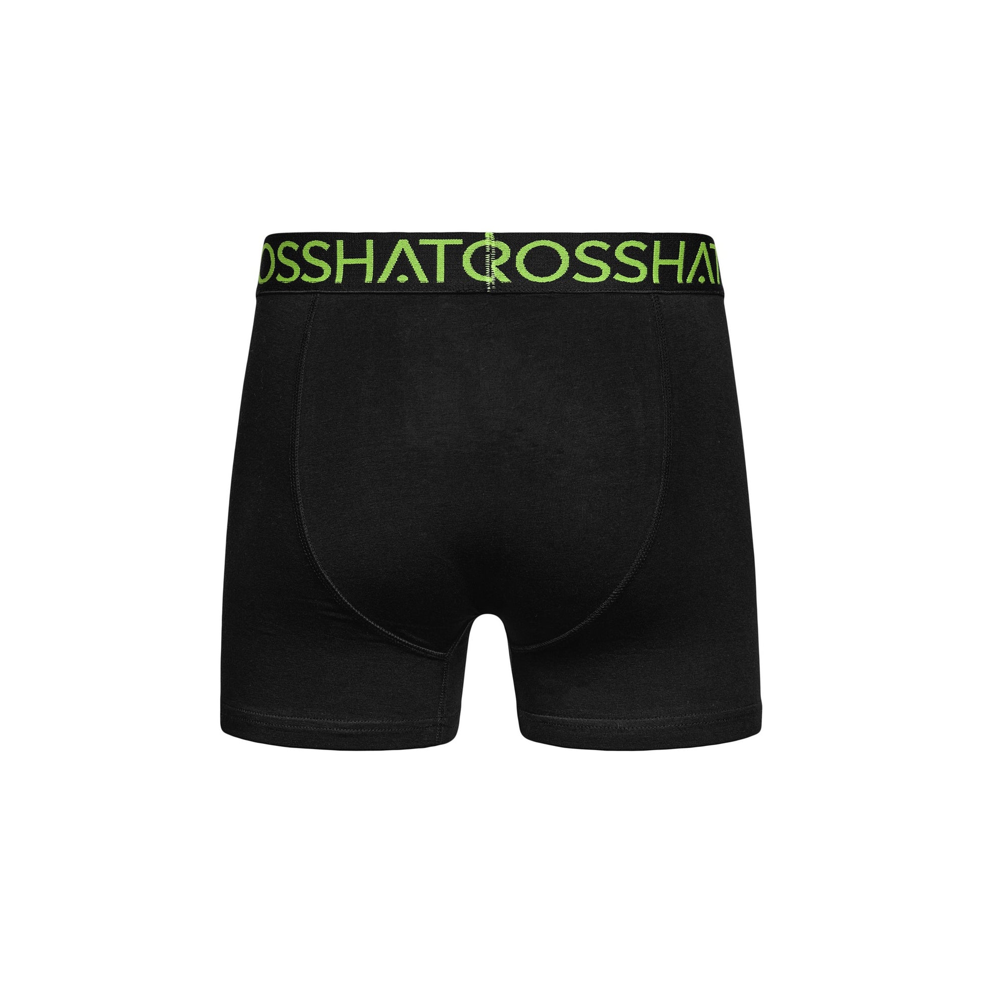Green-Black - Back - Crosshatch Mens Knightling PKA Boxer Shorts (Pack of 3)