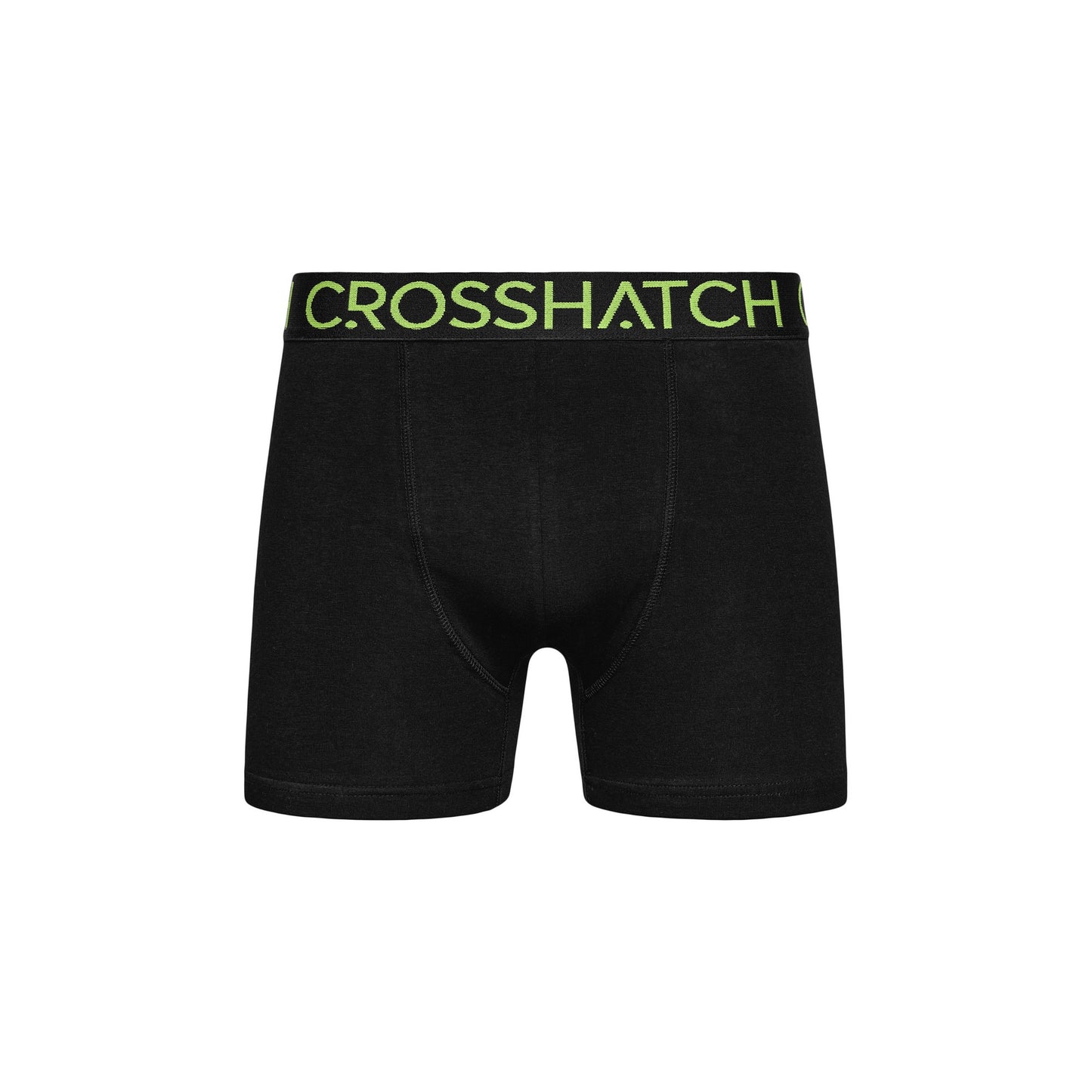 Green-Black - Lifestyle - Crosshatch Mens Knightling PKA Boxer Shorts (Pack of 3)