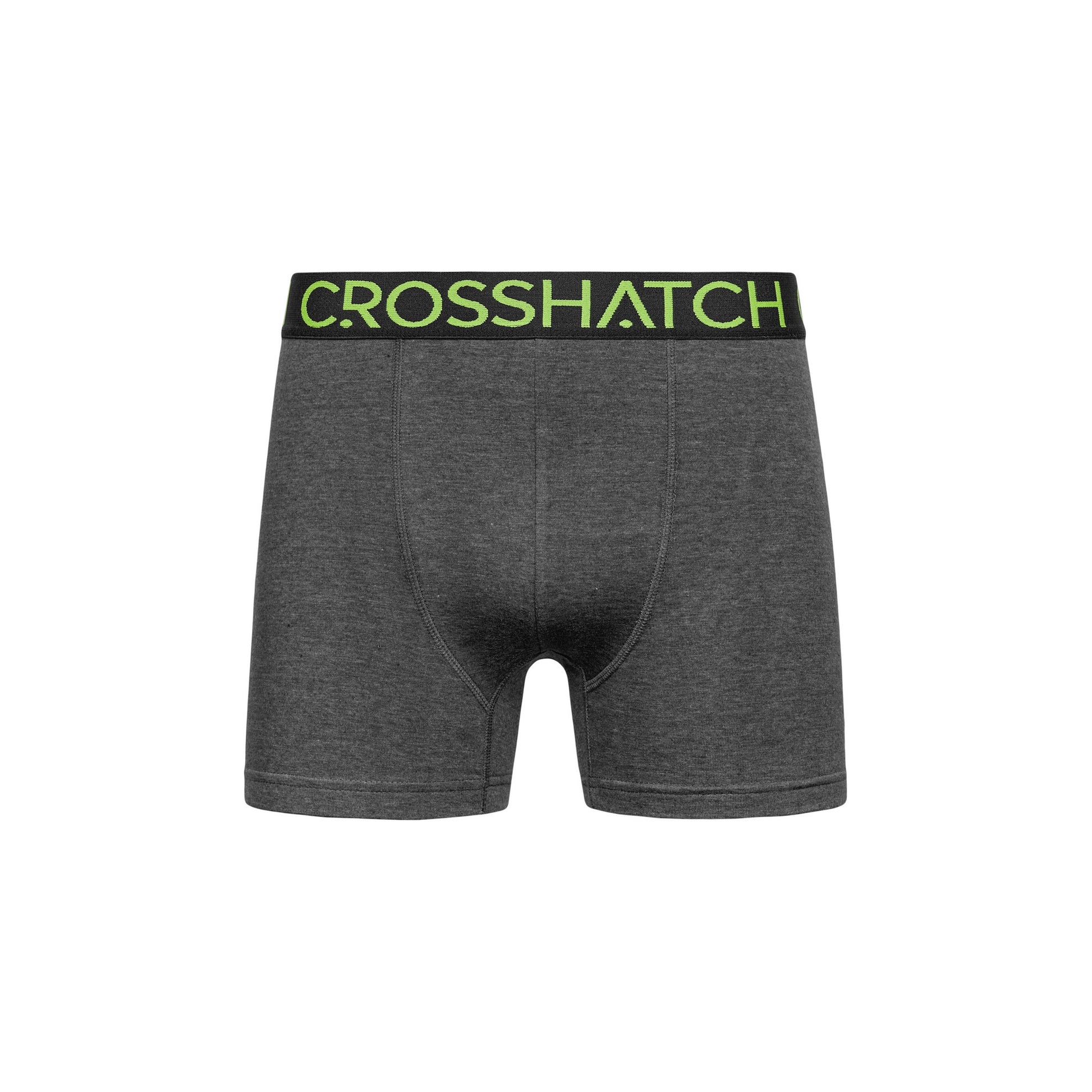 Green-Black - Pack Shot - Crosshatch Mens Knightling PKA Boxer Shorts (Pack of 3)