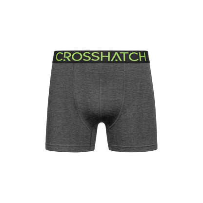 Green-Black - Pack Shot - Crosshatch Mens Knightling PKA Boxer Shorts (Pack of 3)